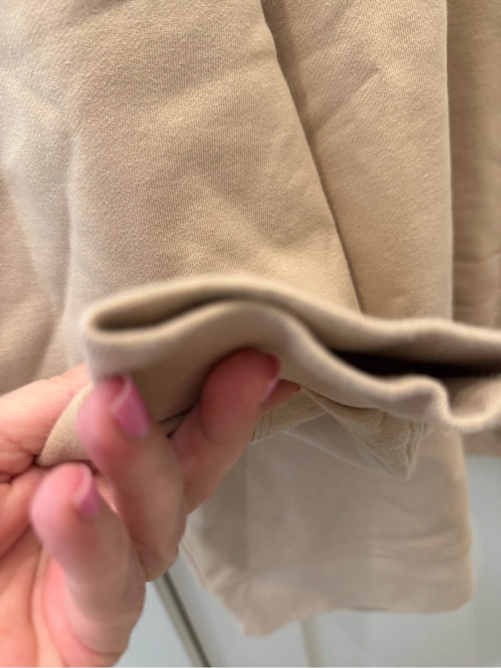 lululemon athletica Crewneck Sweatshirt - Light Tan- Womens 18 - Picture 6 of 8